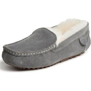 Shearling Moccasin Slippers Women Memory Foam House Shoes Indoor Outdoor